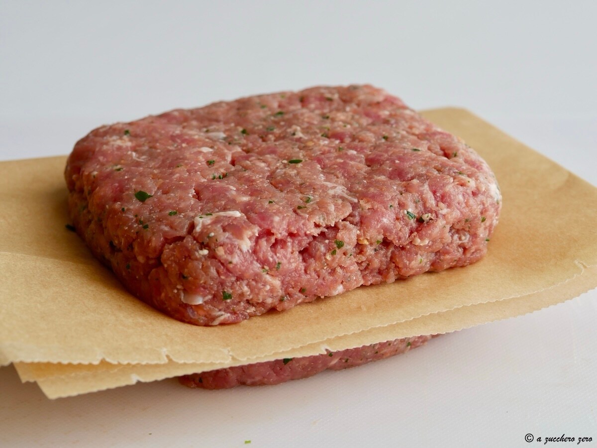 Hambúrguer de carne feito em casa
