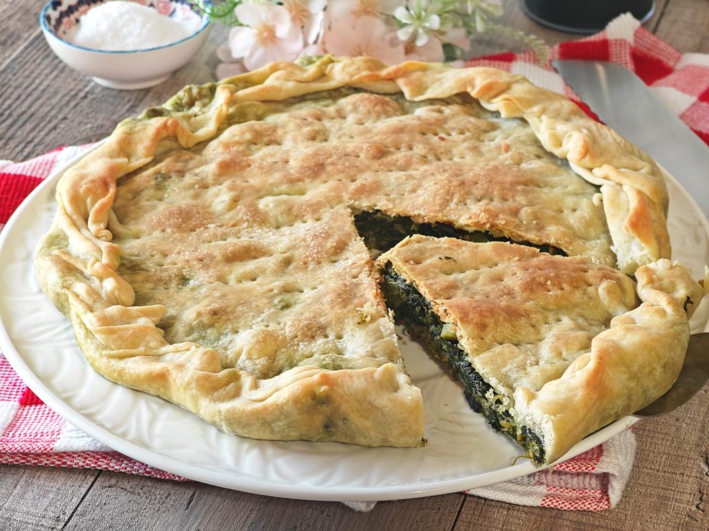 Torta salgada com legumes