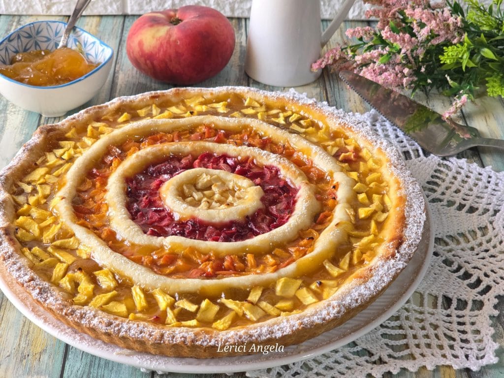 Torta de Frutas Frescas com Geleia