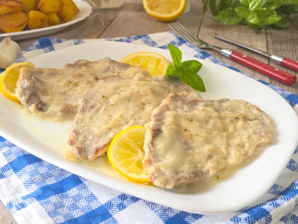 Escalopes cremosas ao limão