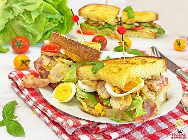 CLUB SANDWICH receita original americana