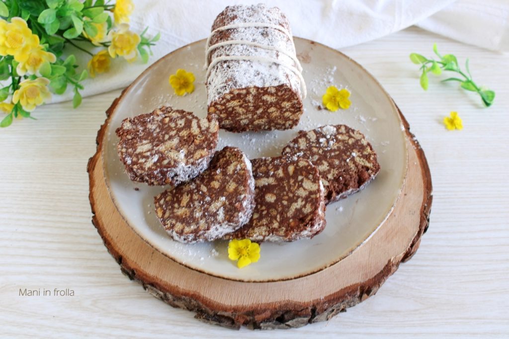 Salame de Chocolate Dark sem Ovos