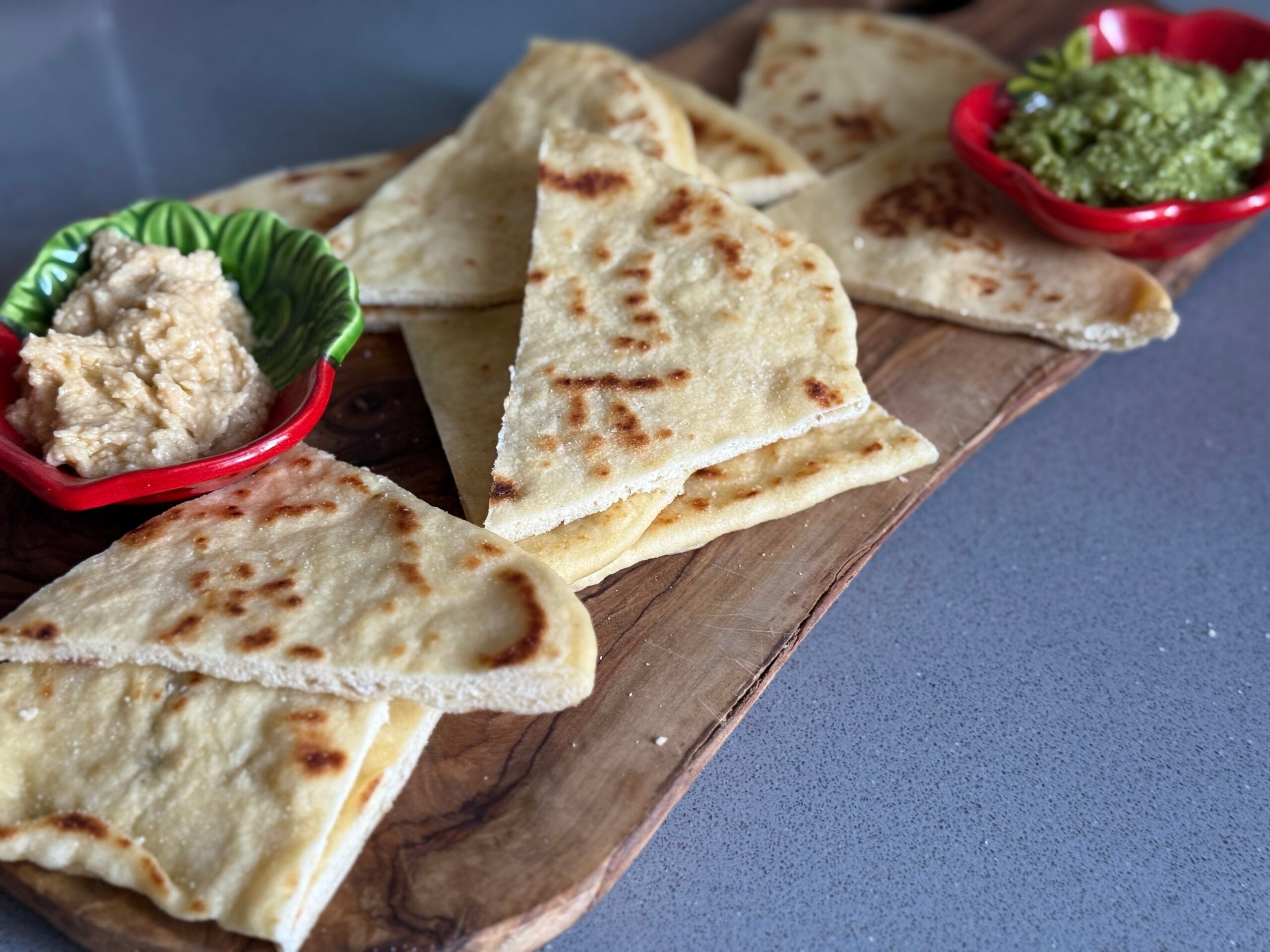 Kesra com fermento natural – o pão argelino de frigideira