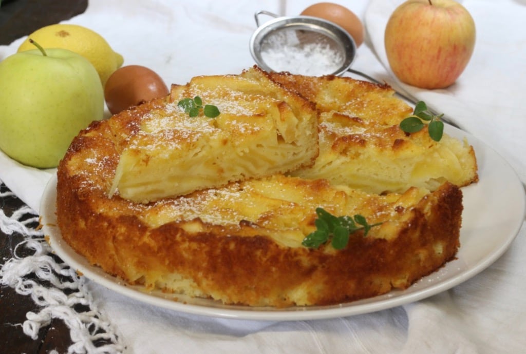 Torta de maçã veneziana