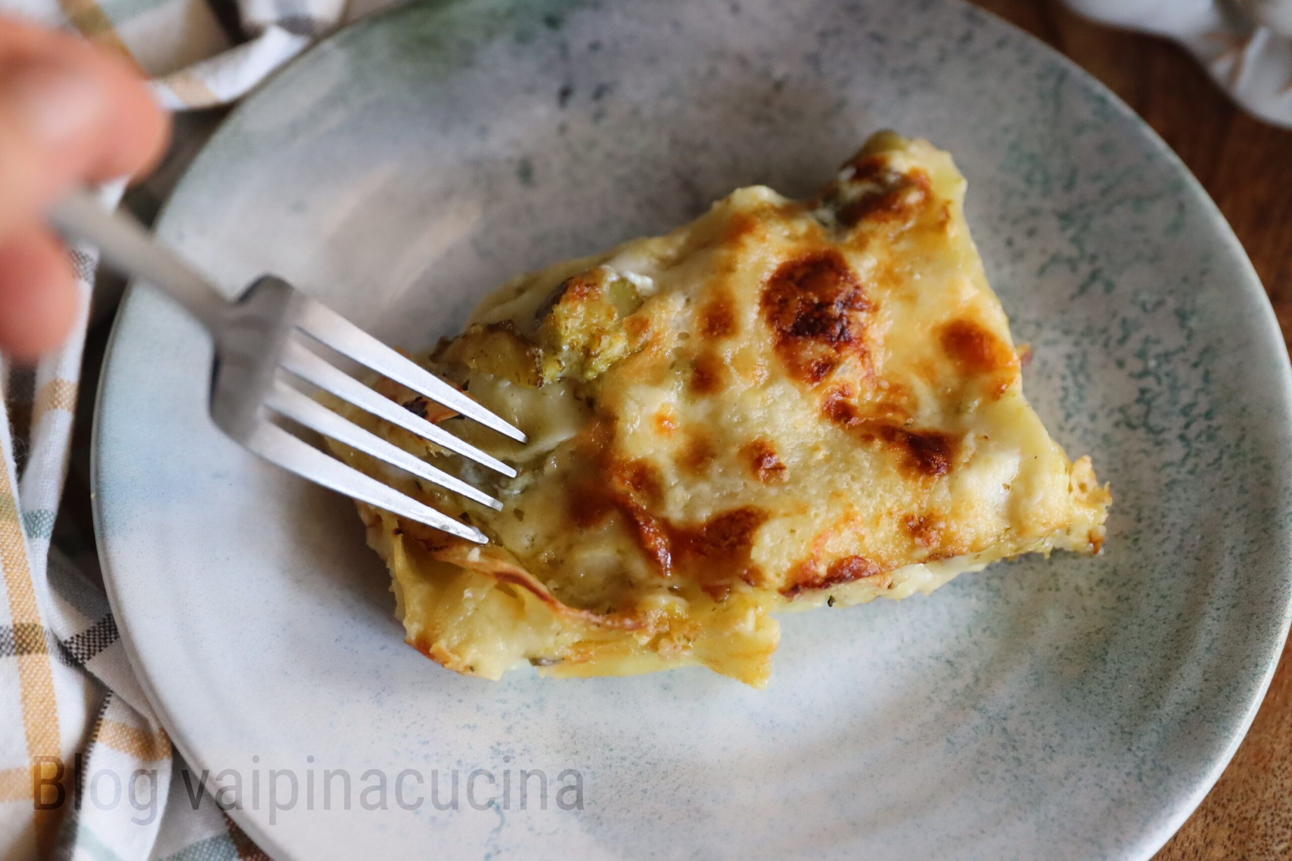 Lasanha de abobrinha e parmesão