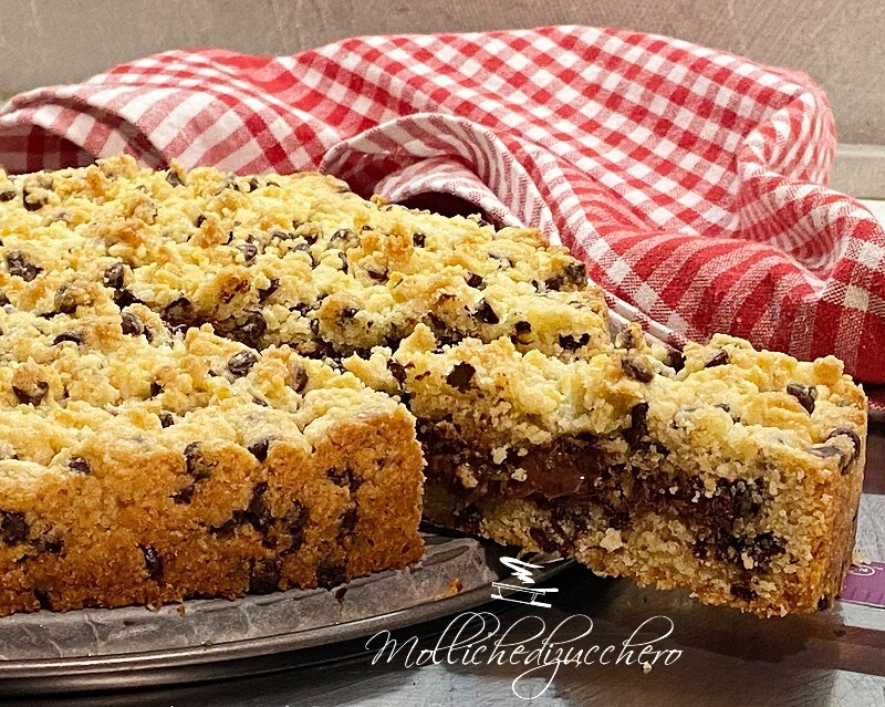Torta cookie com Nutella