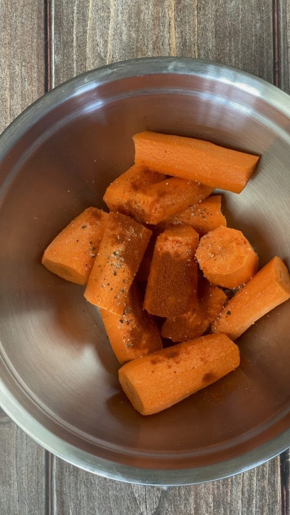 Hummus de cenoura assada