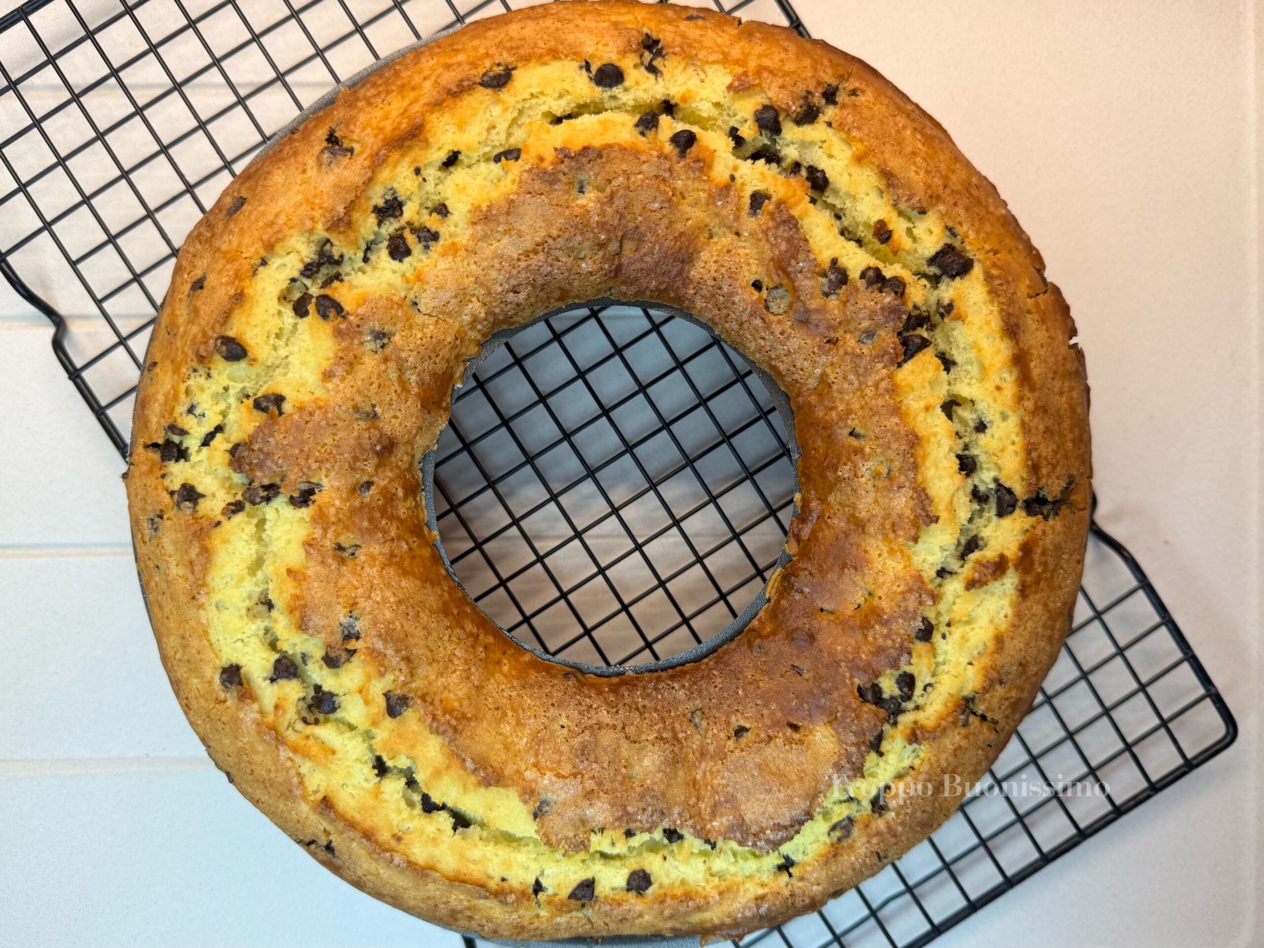 Bolo de Ricota Fofo com Laranja e Gotas de Chocolate