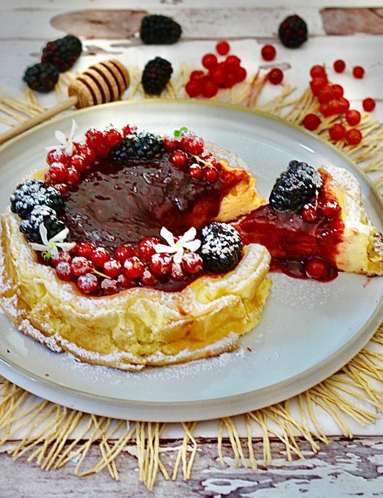 Não é a típica torta de fruta