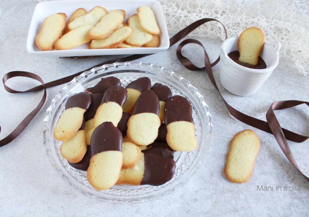 Línguas de Gato com Chocolate