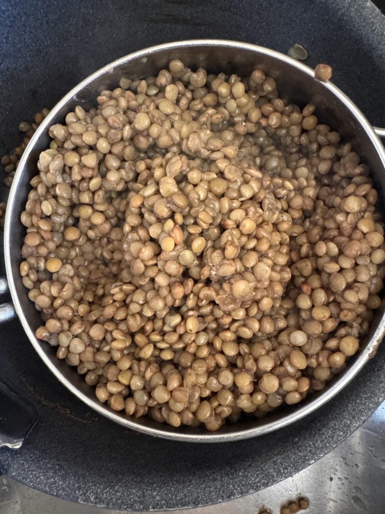 lentilhas de Onano