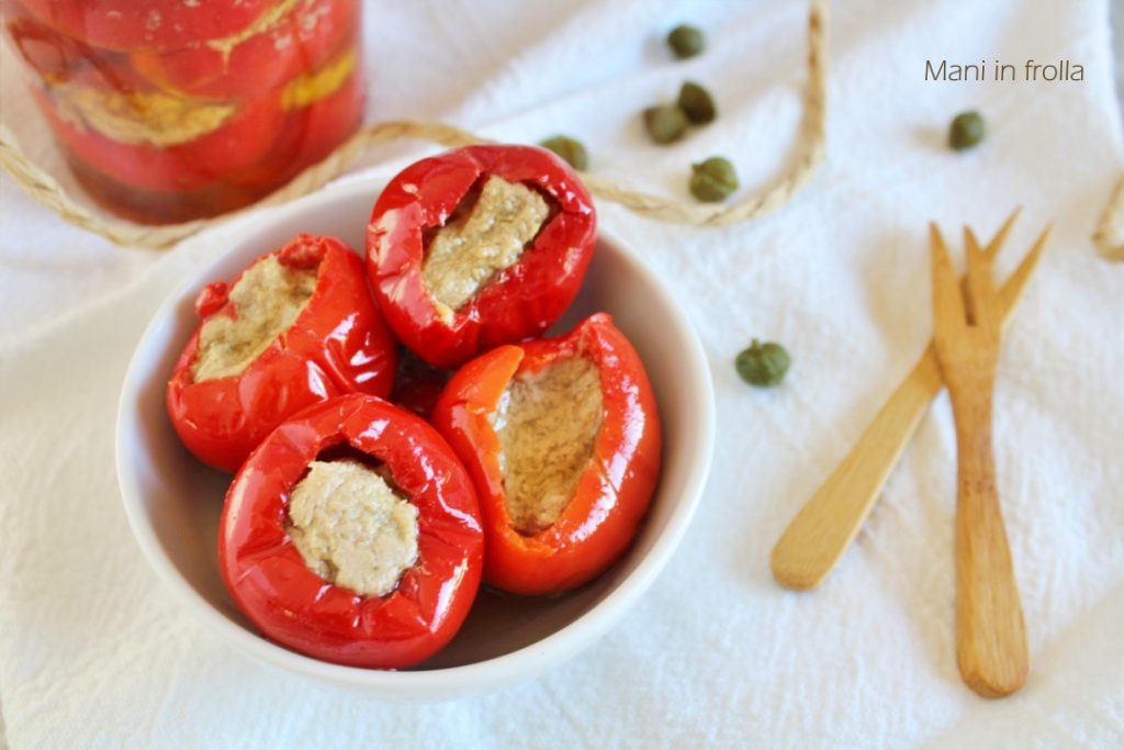 Pimentas recheadas com atum