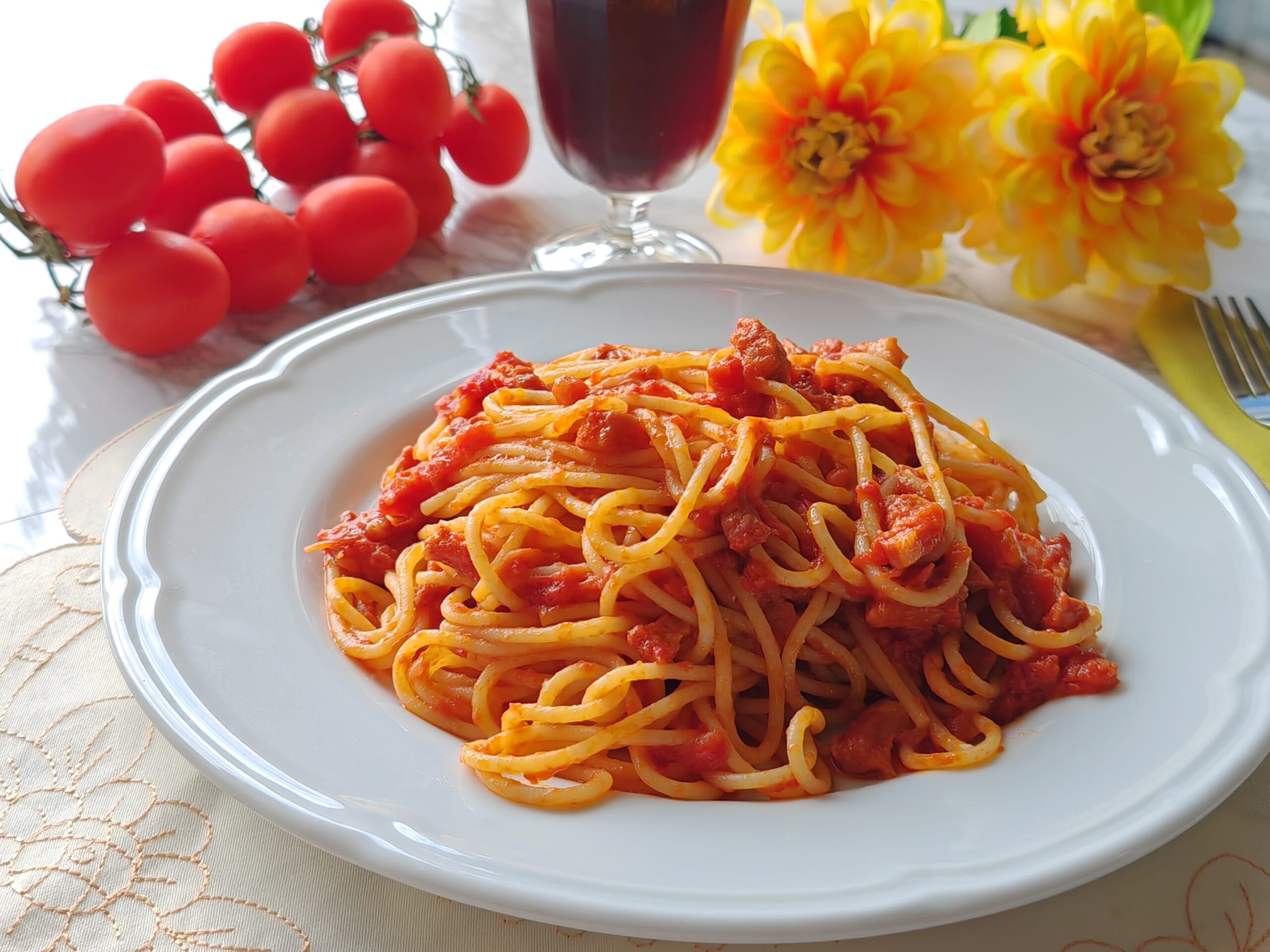A pasta all’amatriciana