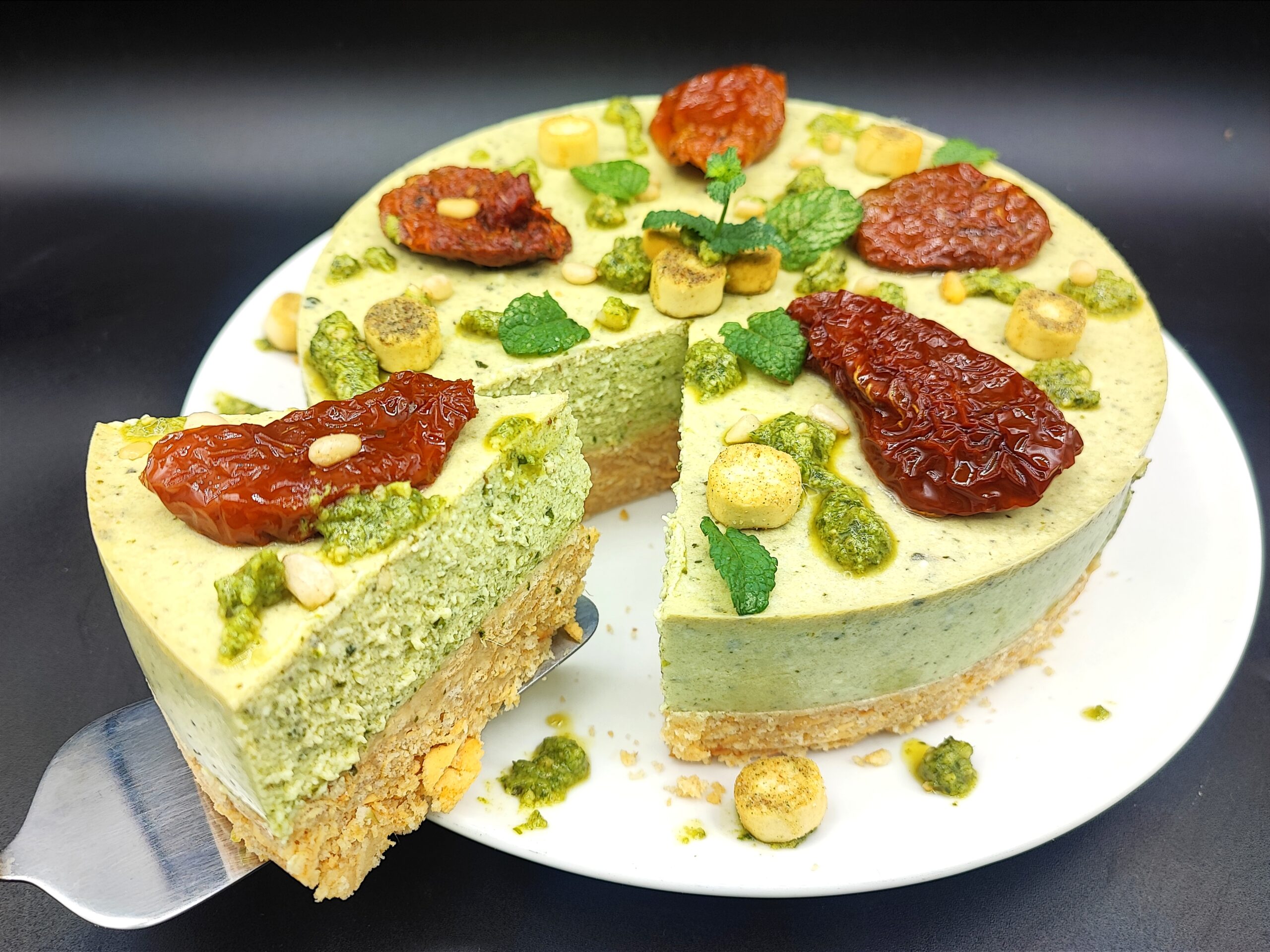 Cheesecake de pesto