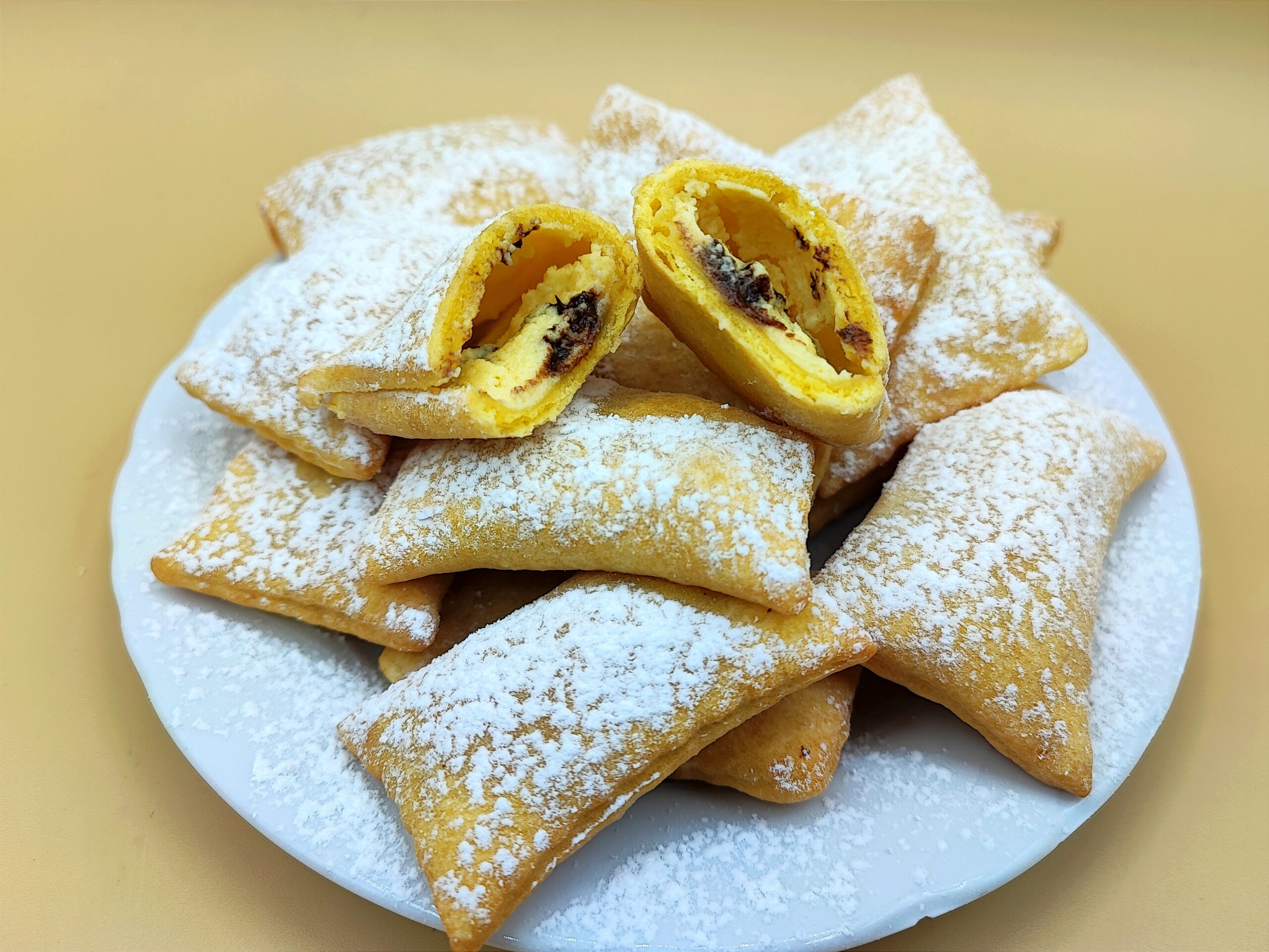 Ravioli doces com ricota