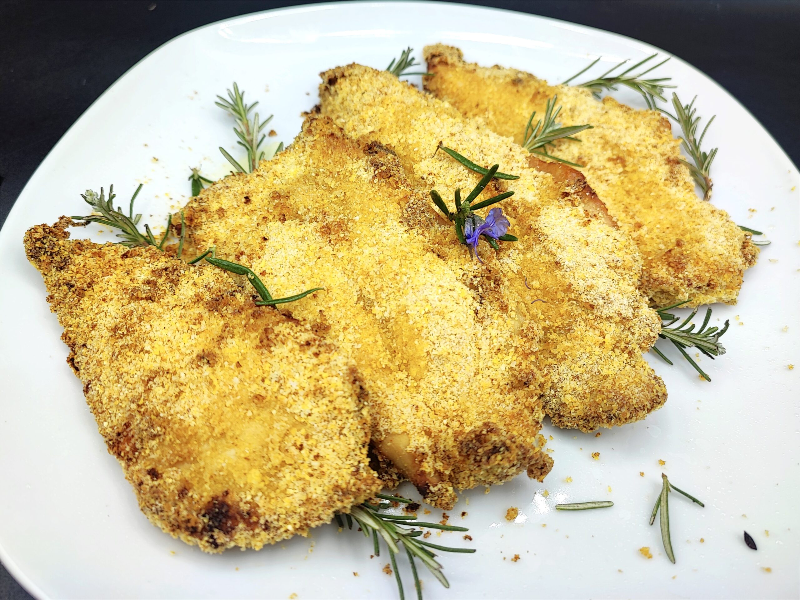Frango ao limão na fritadeira a ar