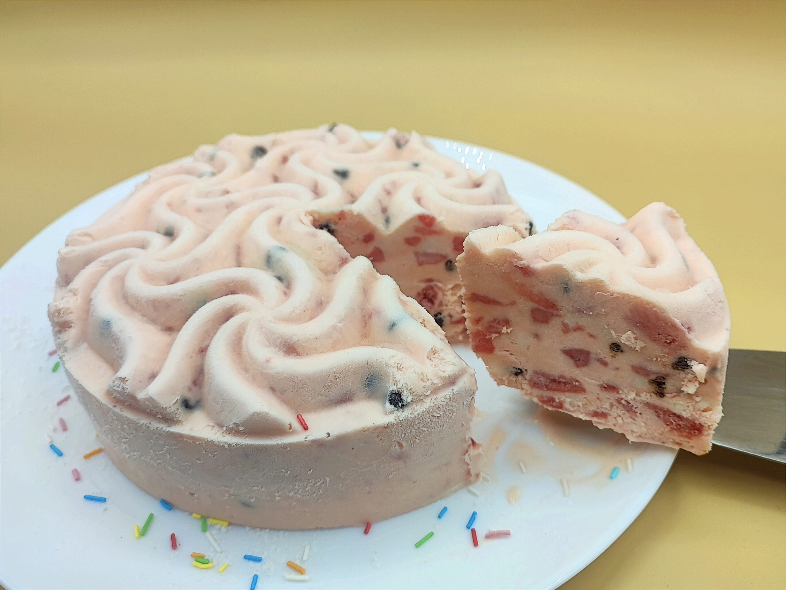 Semifreddo de melancia