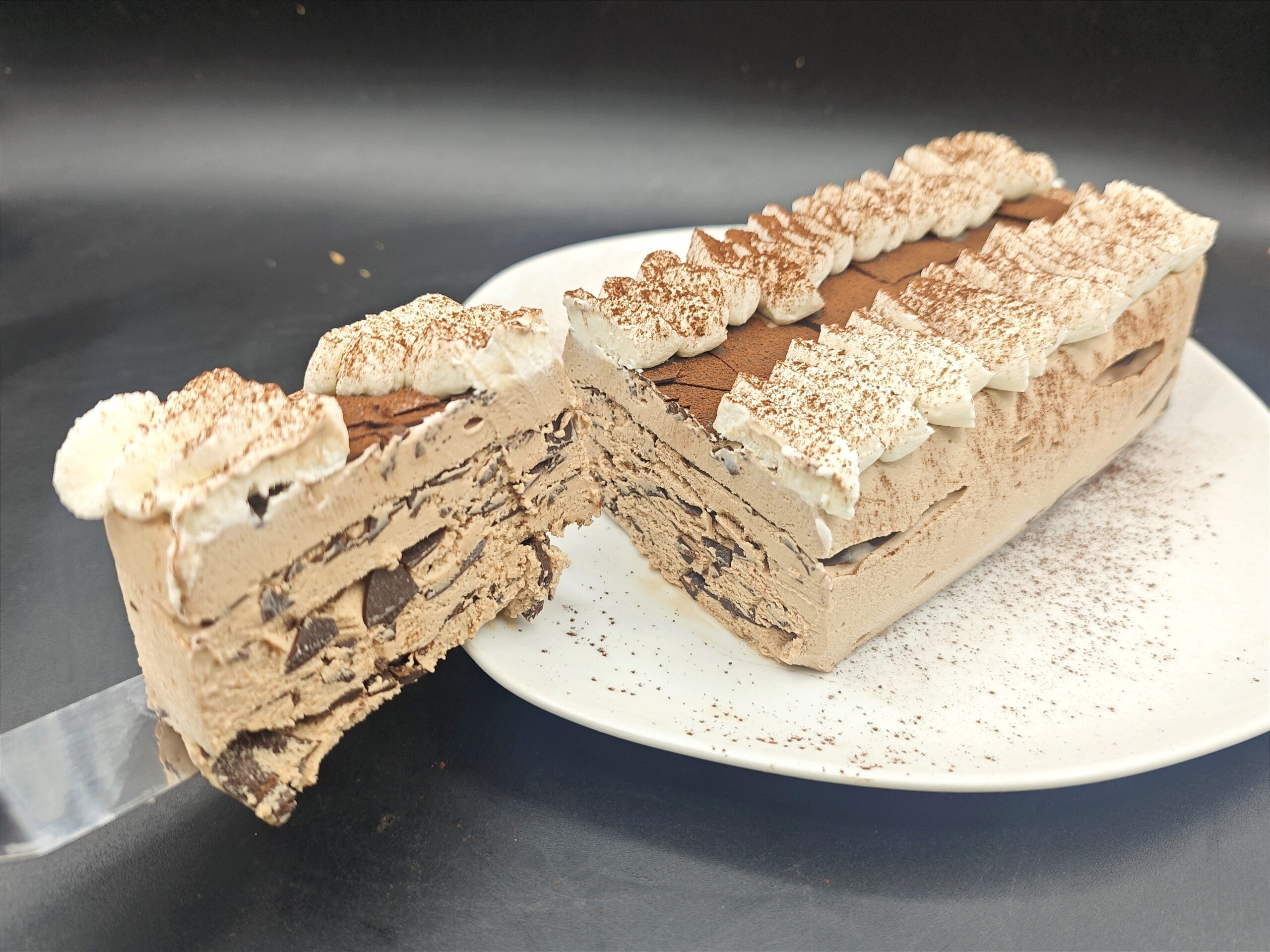 Viennetta de chocolate