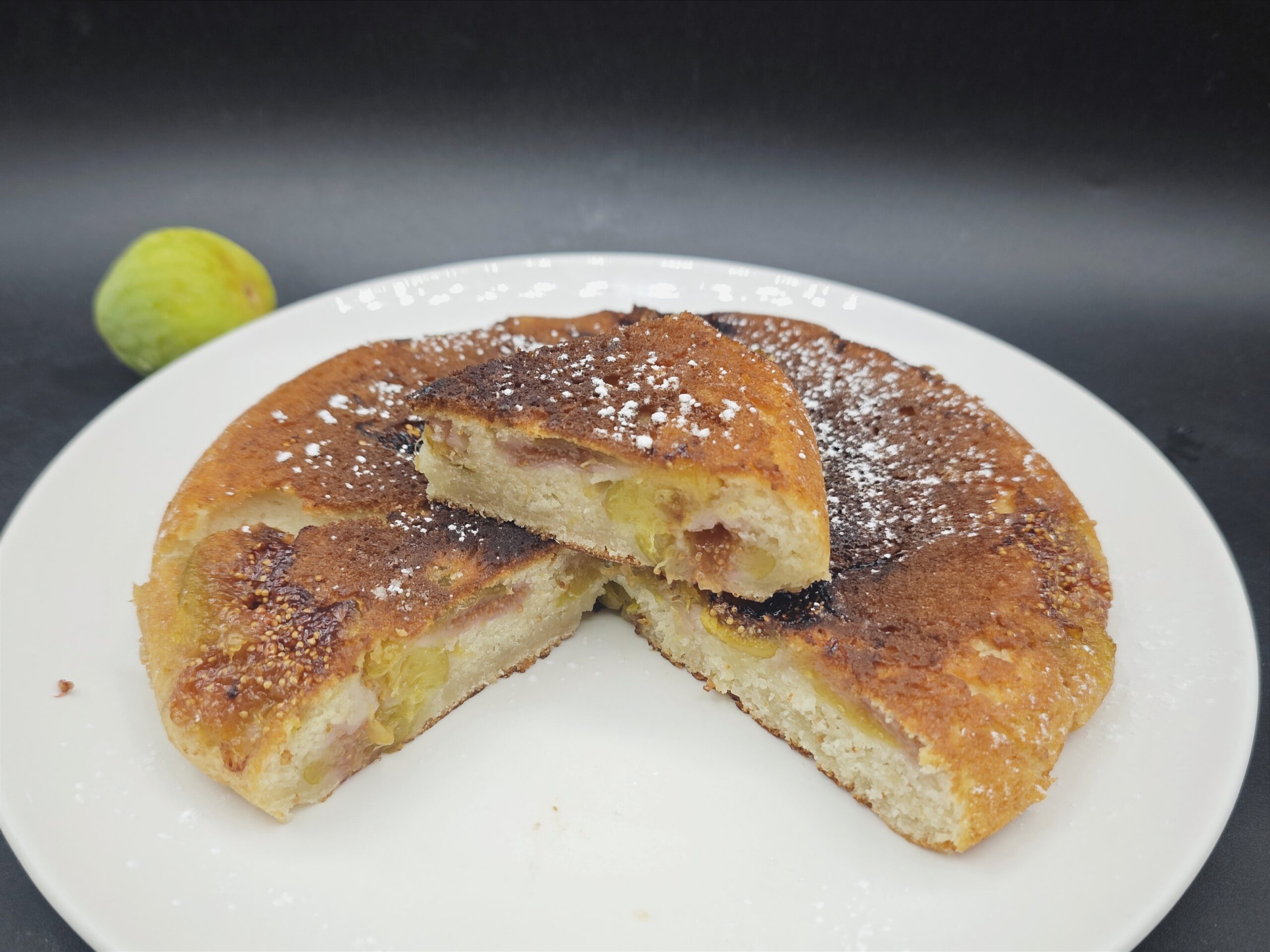 Bolo de figo na frigideira