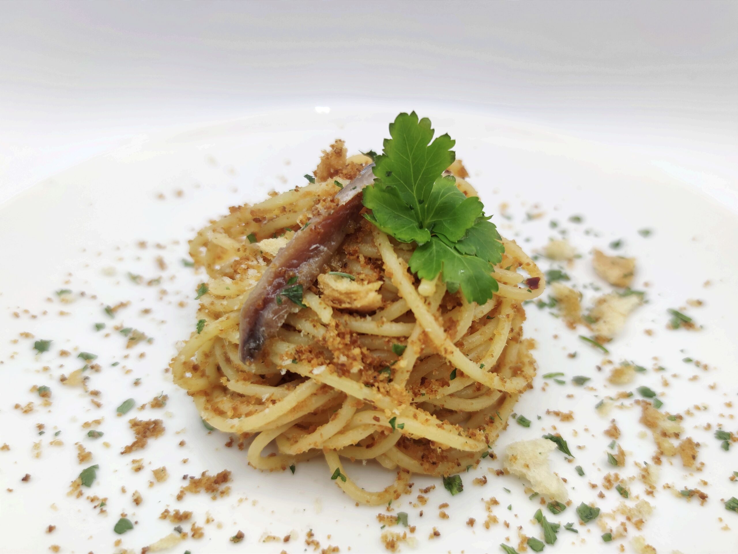 Macarrão com Anchovas