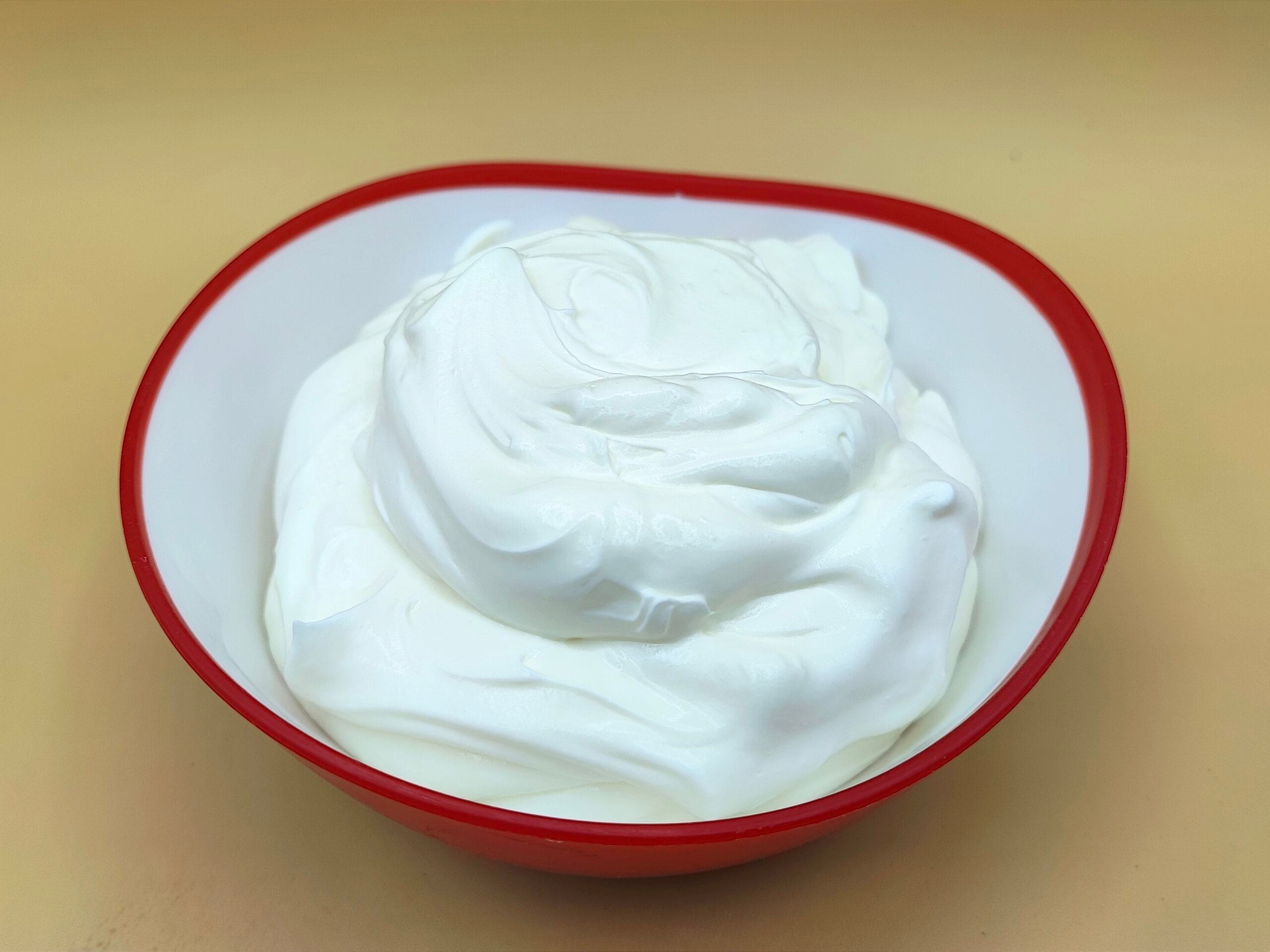 Creme chantilly sem ovos