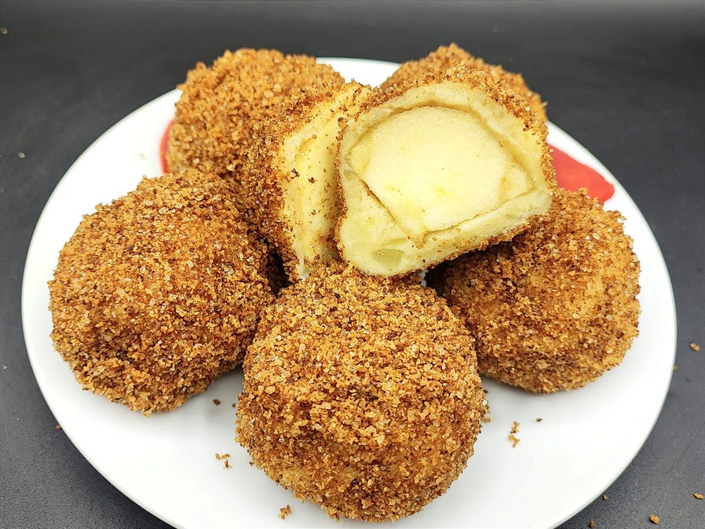 Nhoque doce de maçã