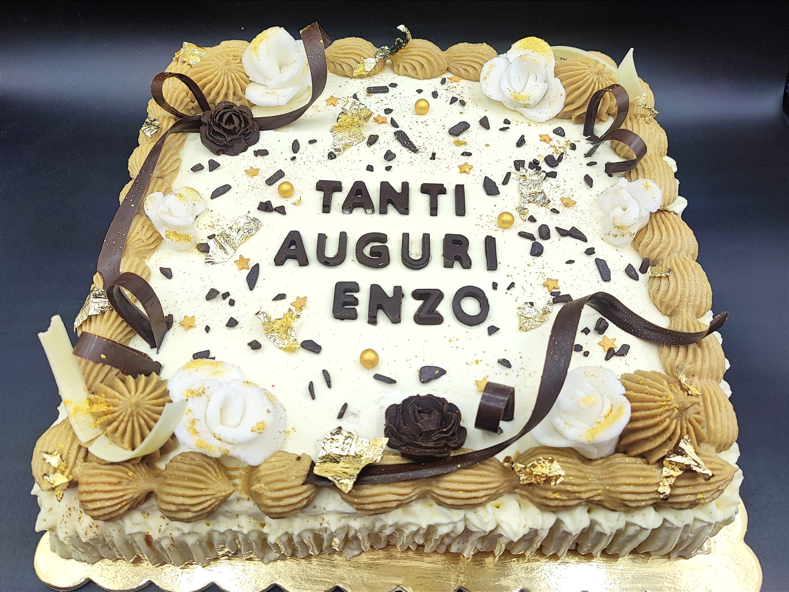 Bolo de aniversário retangular