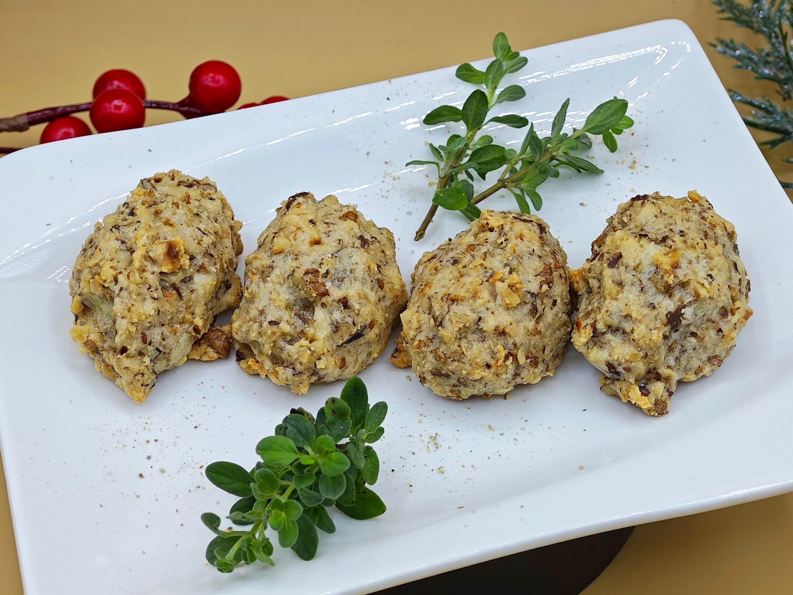 Biscoitos salgados com parmesão