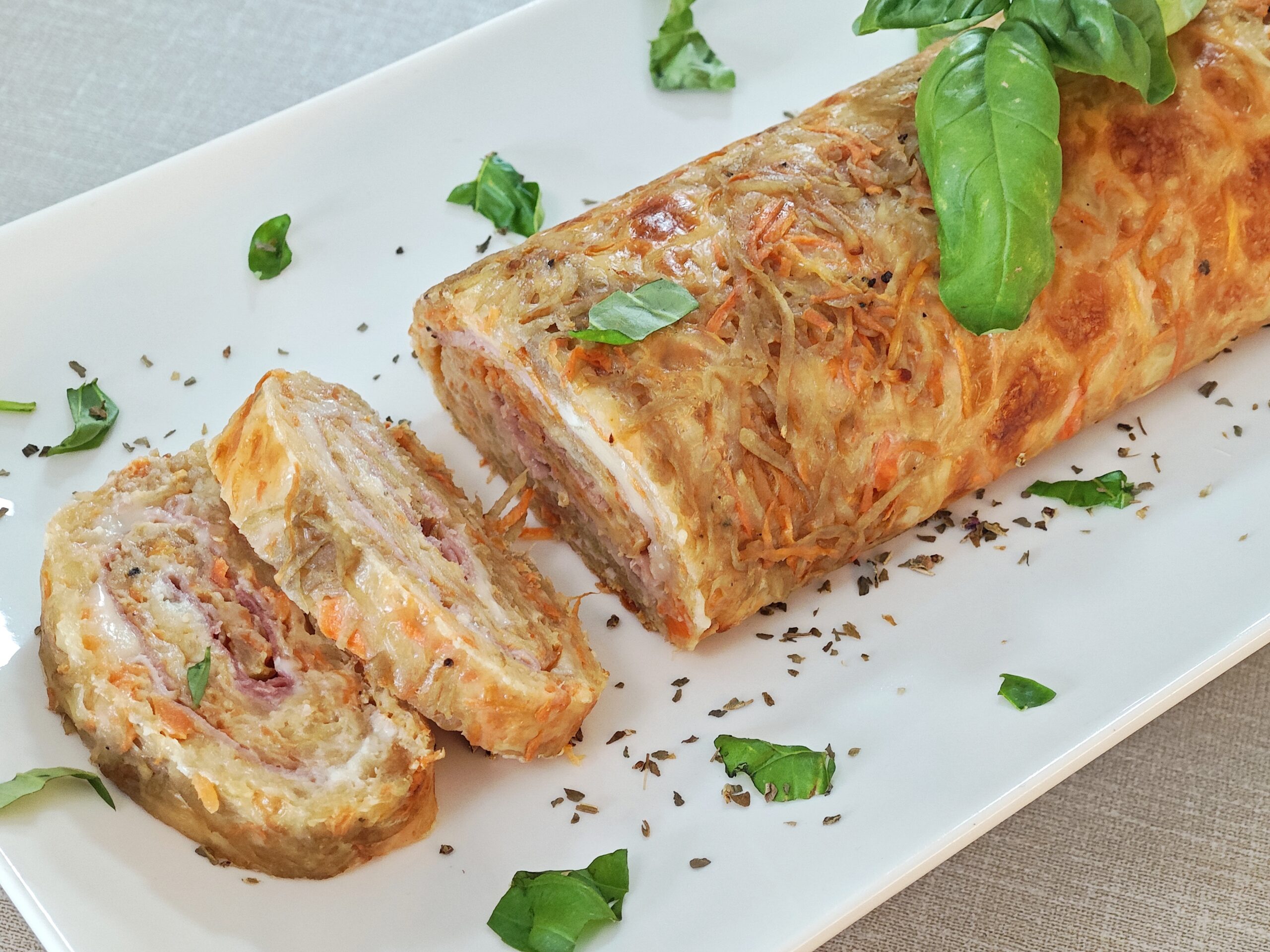 Rolo de legumes