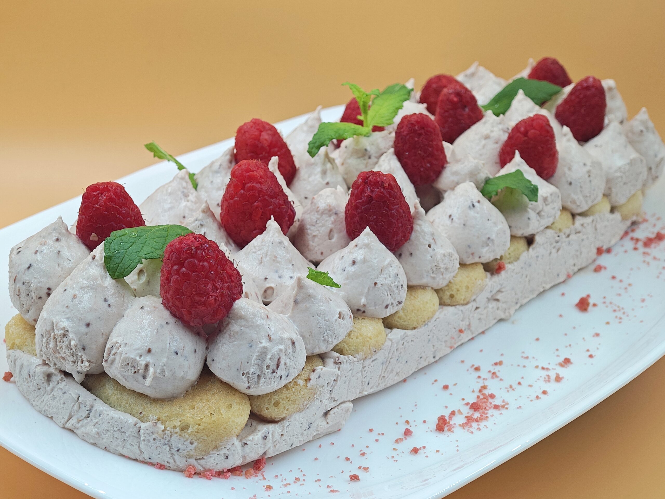Tiramisù de framboesas