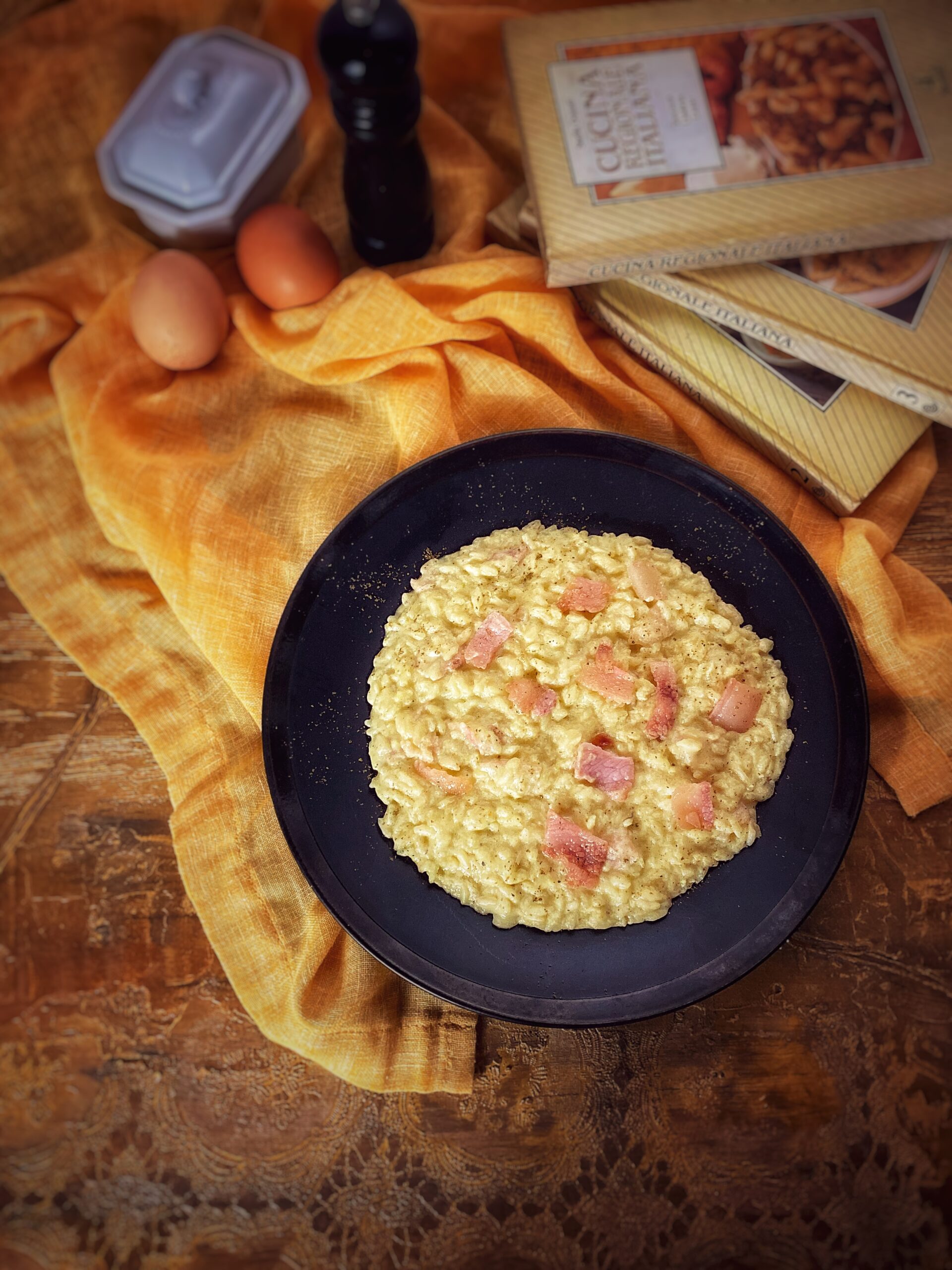 Risoto à carbonara