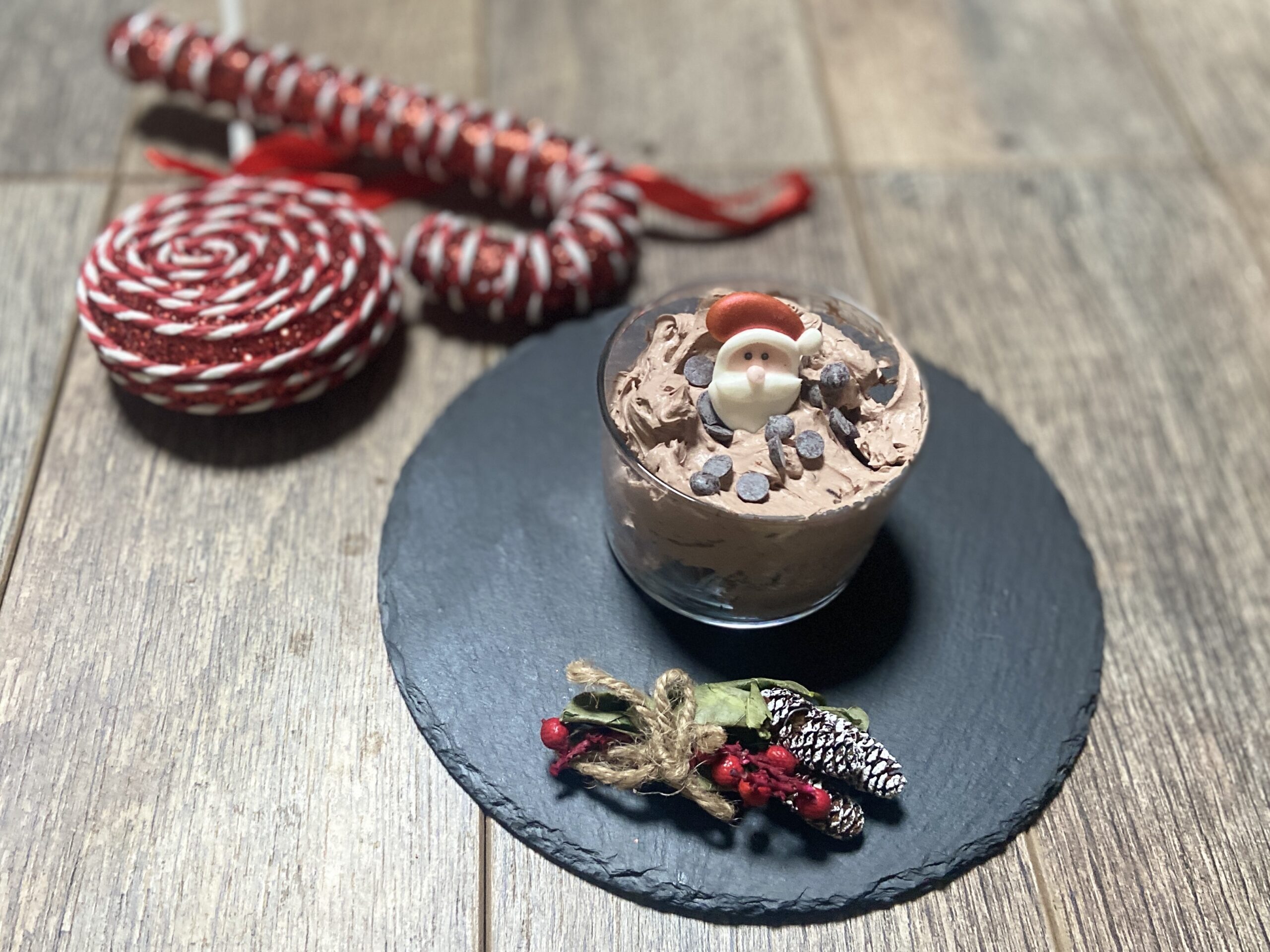 Creme de mascarpone e chocolate