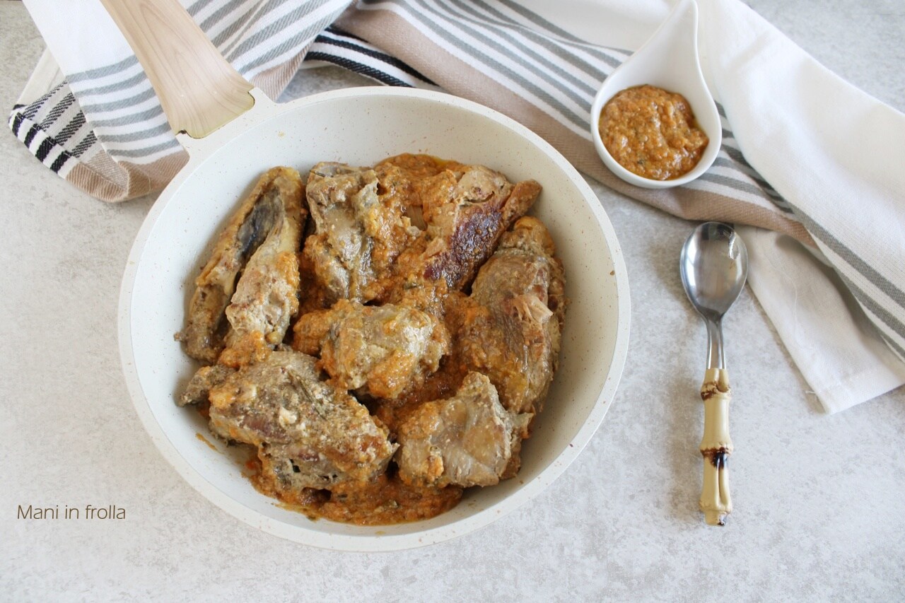 Galinha d’Angola com Creme de Legumes