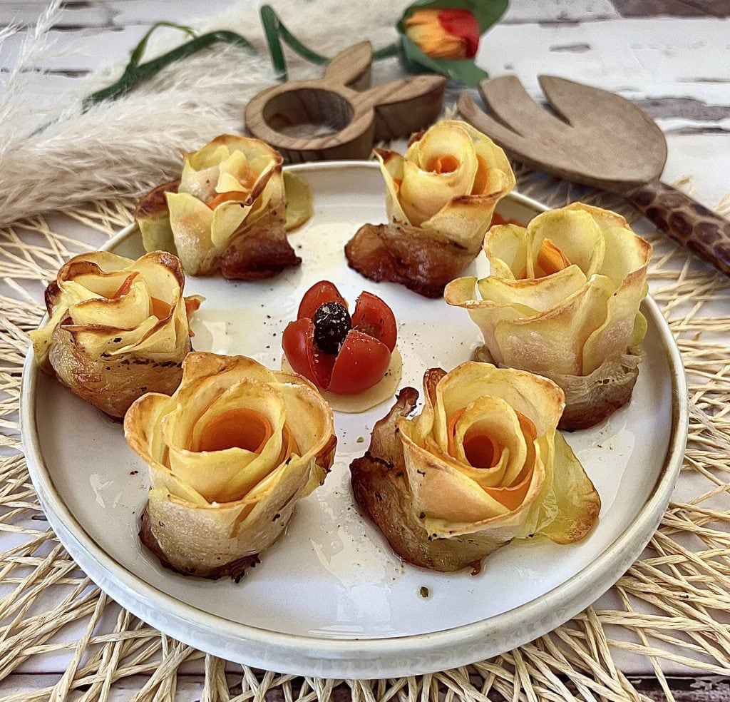 Rose patate carote e bacon