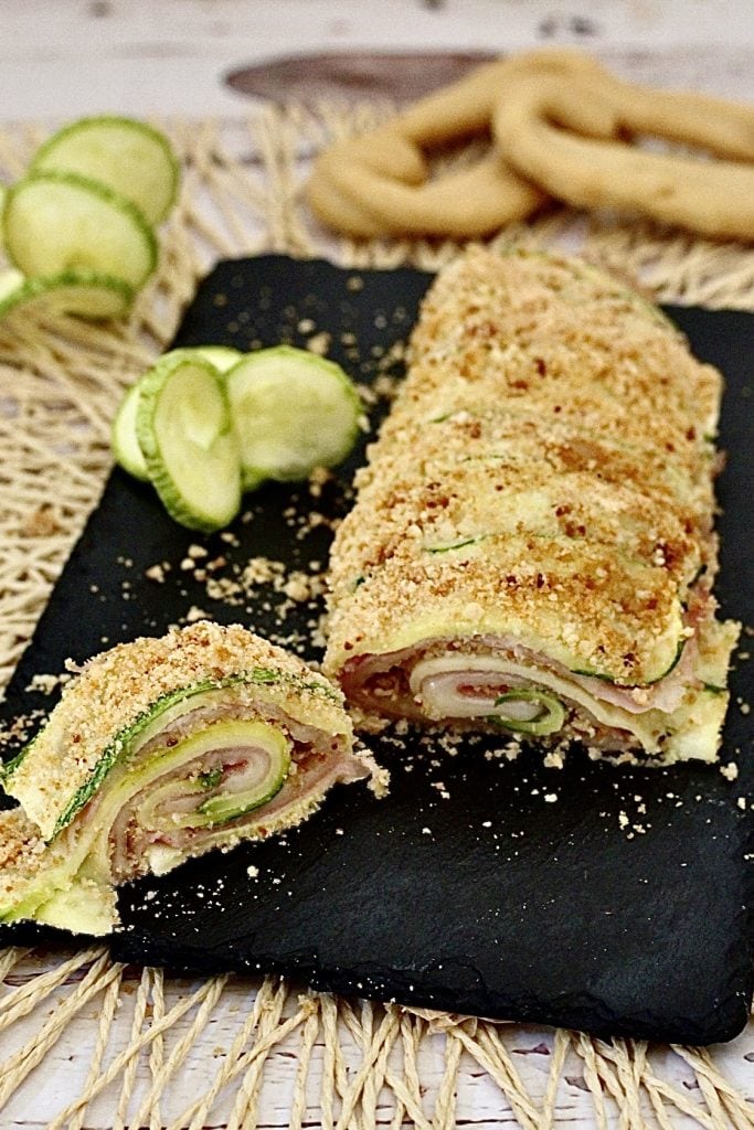 Rolo de abobrinha, um turbilhão de frescor com coração cremoso