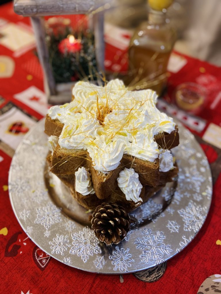 estrela de pandoro com limoncello