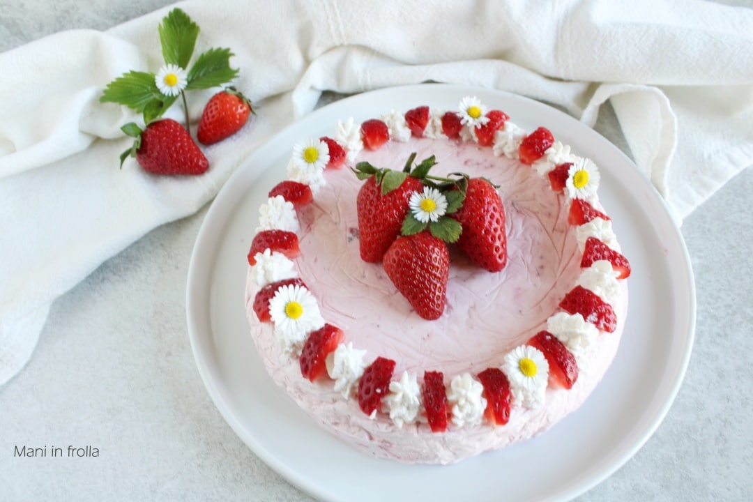 Semifreddo de Morangos e Iogurte