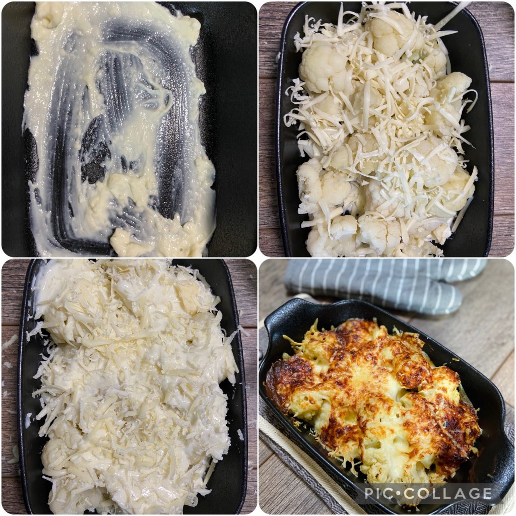 couve-flor gratinada