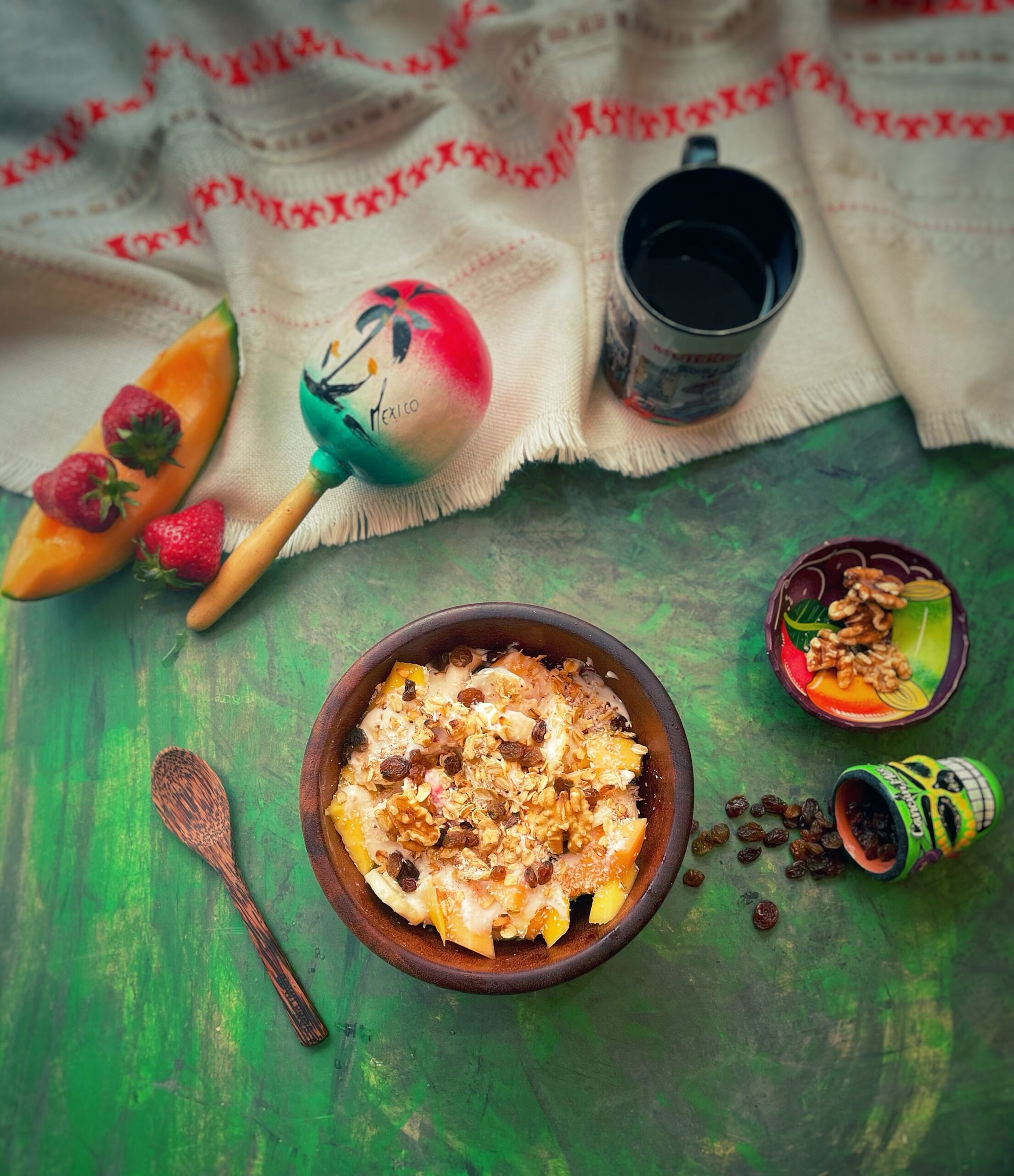 Biônico, salada de frutas mexicana