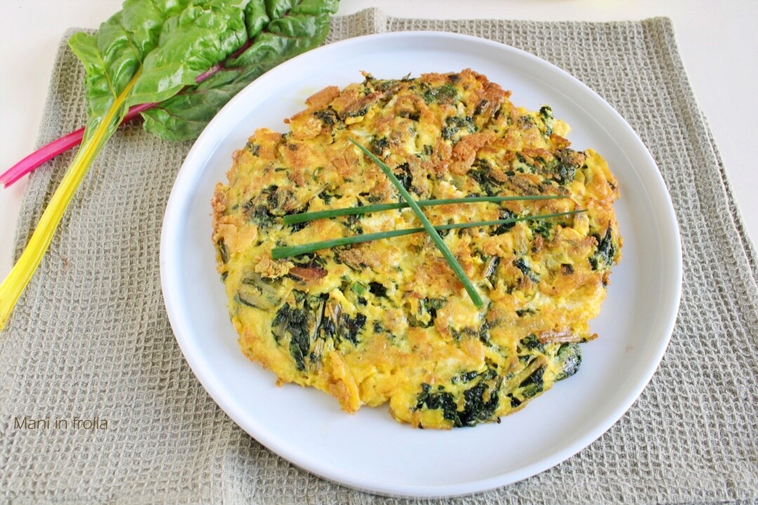Frittata com Acelga e Mussarela