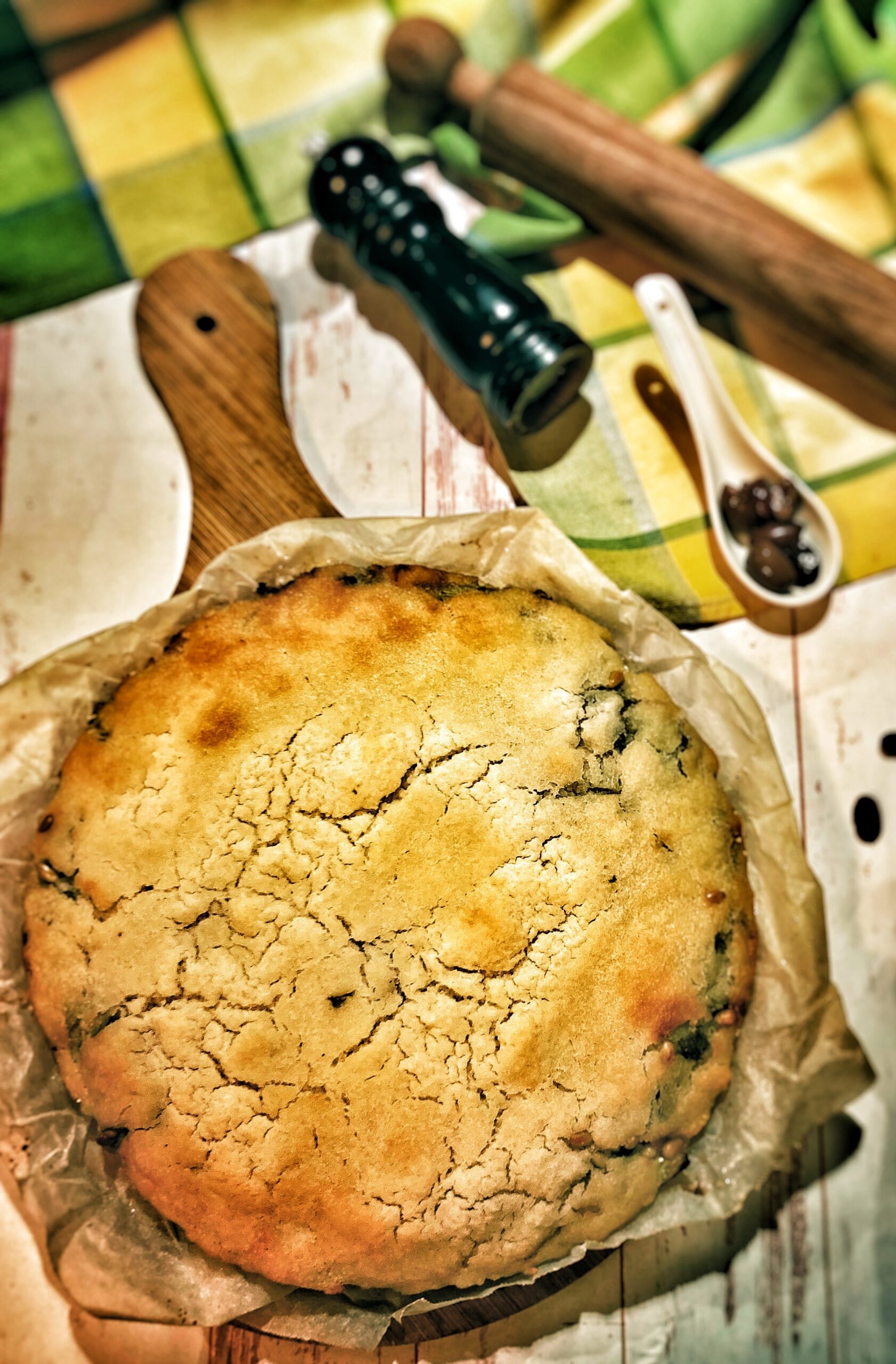 Pizza de escarola – sem glúten