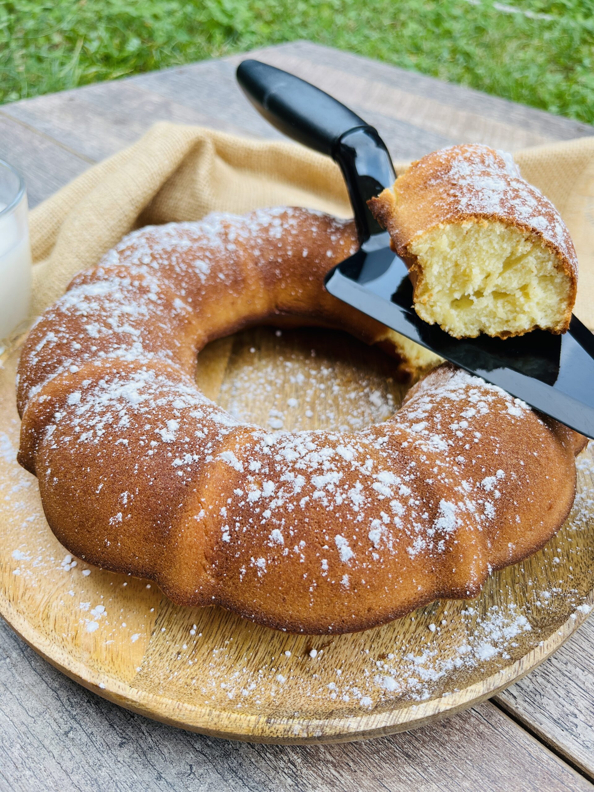 Bolo de leite quente