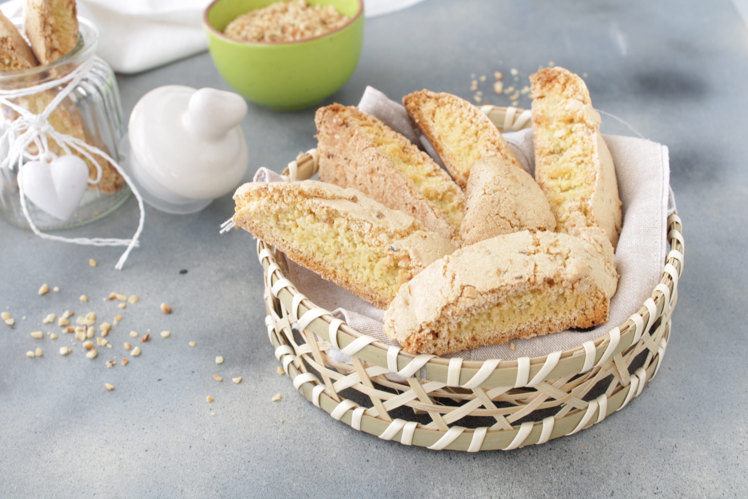 Cantucci com avelãs