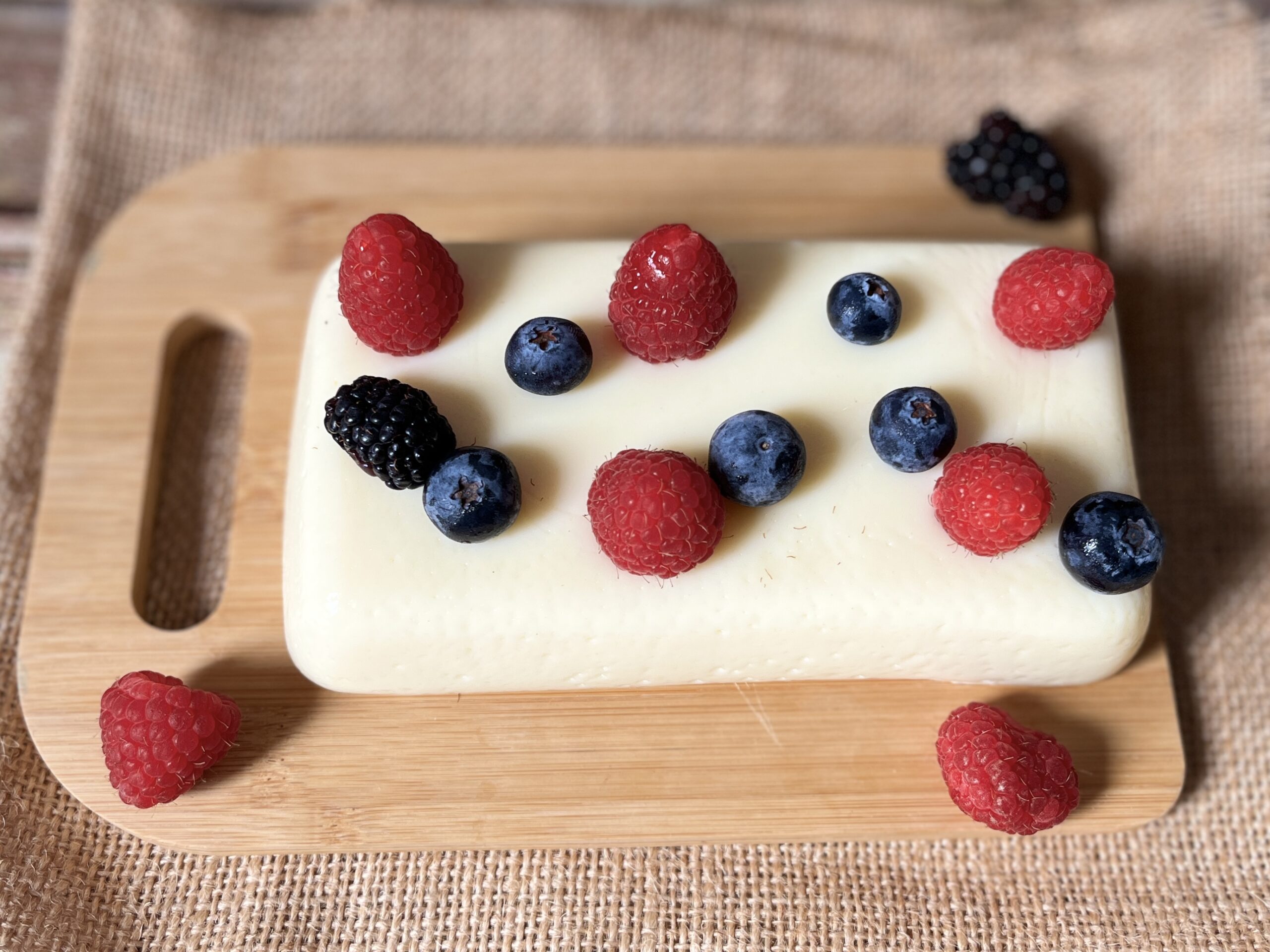 Pudim de baunilha sem lactose