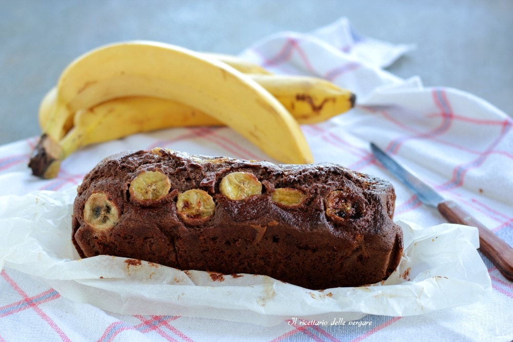 Banana bread com chocolate