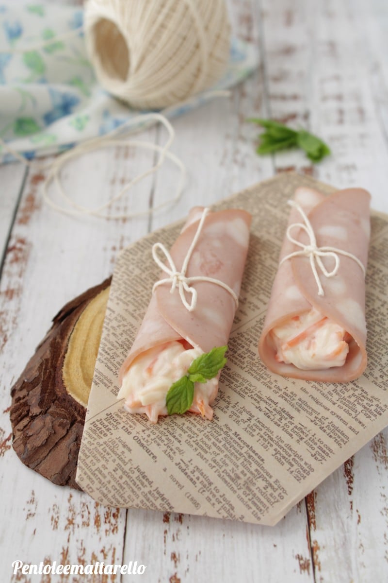 Castagnole recheadas com creme