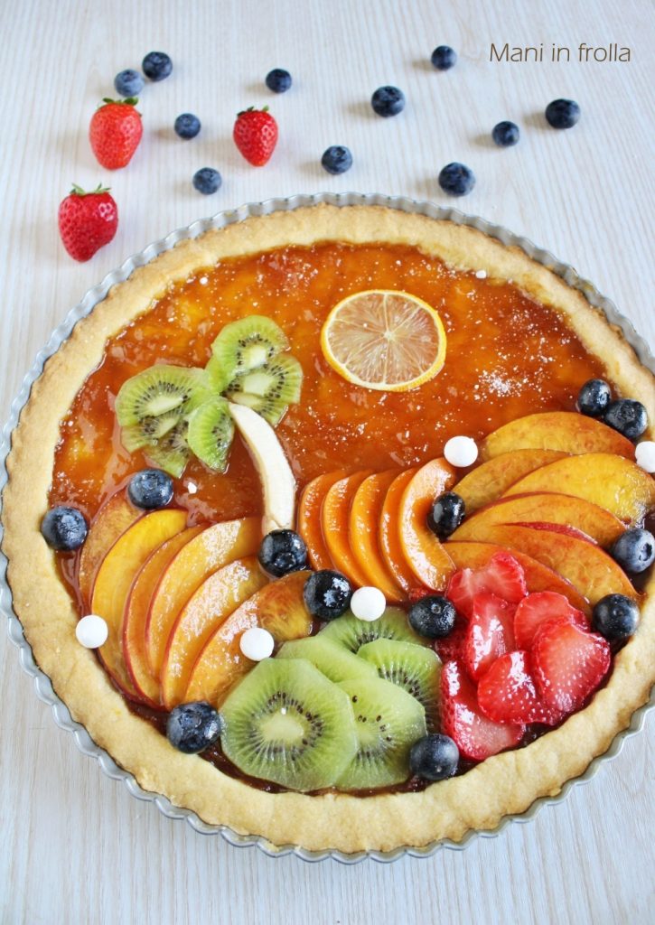 Torta com Geleia e Frutas Frescas