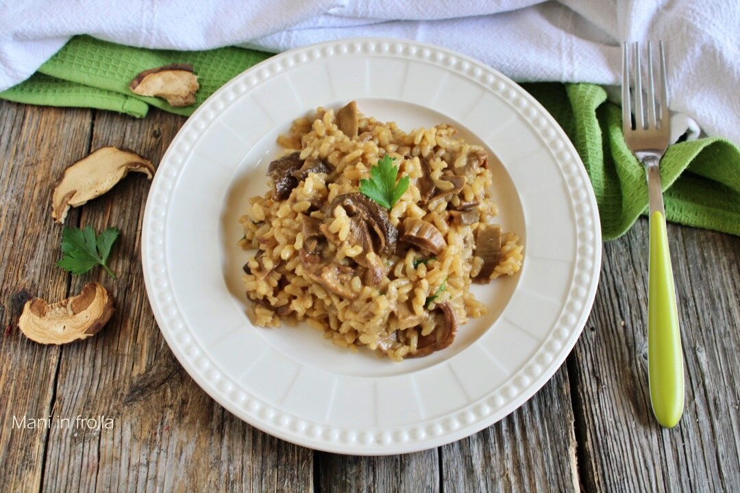 Risoto com Cogumelos Porcini Secos
