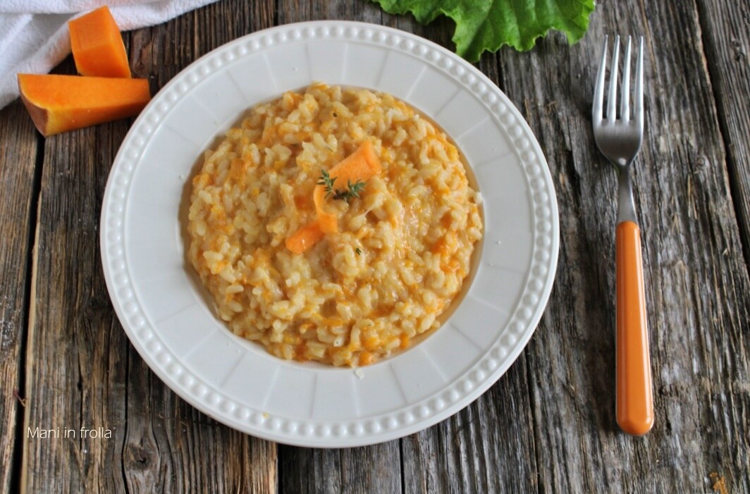 Risoto de Abóbora e Queijo