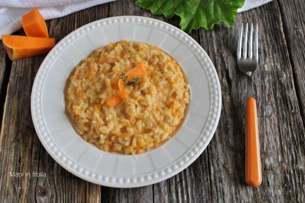 Risoto de Abóbora e Queijo